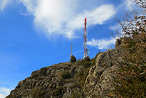 Finalmente aparecen las antenas de Sant Corneli.