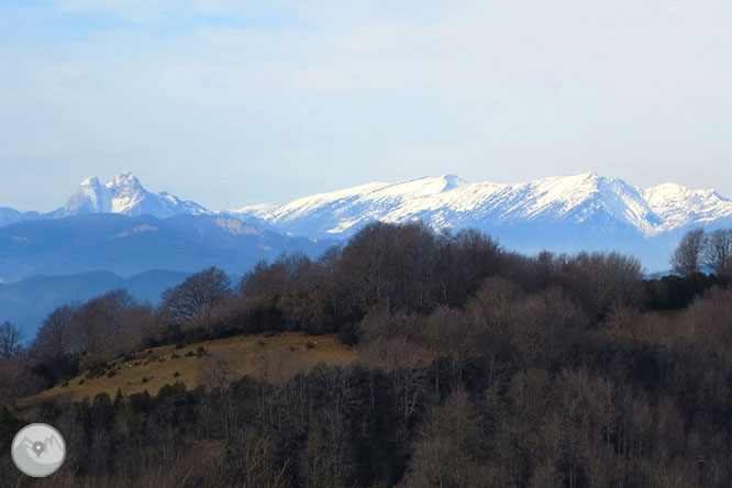 Puigsacalm (1.515m) y Puig dels Llops (1.486m) desde Joanetes 1 