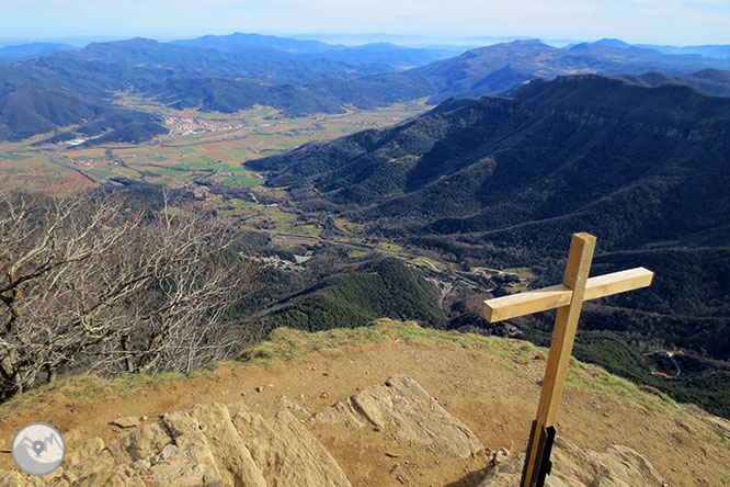 Puigsacalm (1.515m) y Puig dels Llops (1.486m) desde Joanetes 1 