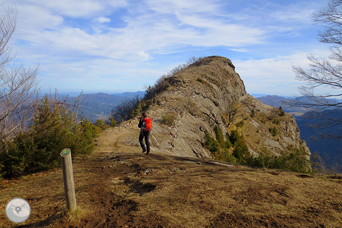 Puigsacalm (1.515m) y Puig dels Llops (1.486m) desde Joanetes 1 