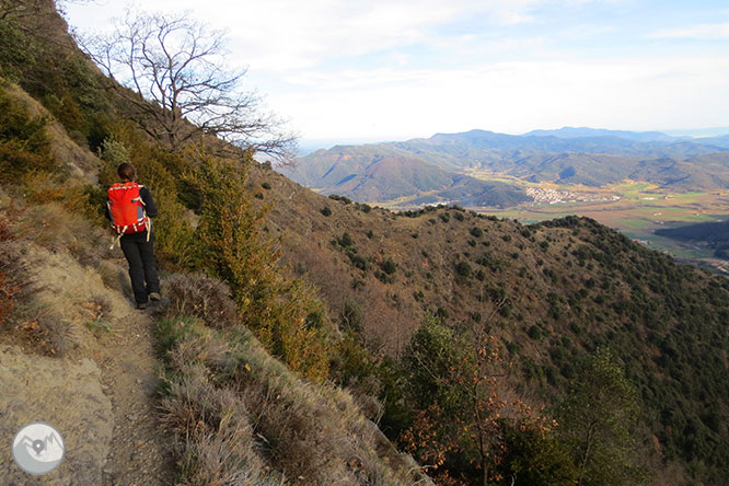 Puigsacalm (1.515m) y Puig dels Llops (1.486m) desde Joanetes 1 