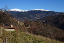 El Balandrau y la sierra de la Canya.