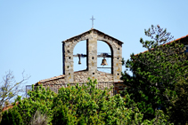 Campanario de la iglesia de La Vajol.