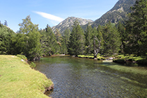 El agua inunda el Parque.