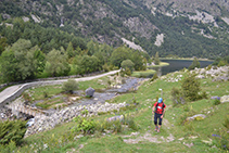 Dejamos el Estany de la Llebreta atrás.