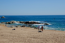 Pescadores en Lloret de Mar.