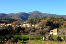 Puigdefrou desde la calle Torrent de Sales.