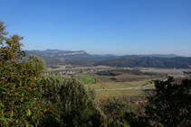 Vistas al valle desde la cantera de Colldegria.