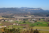 Vistas al Pla del Pasteral desde Colldegria.