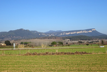 Riscos de Sant Roc desde el Pla del Pasteral.