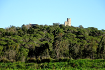 Restos del castillo de Sant Iscle.