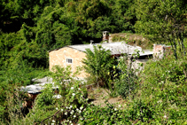 Huertos y barracas cerca de Berga.