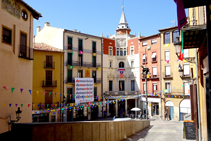 Plaza de Sant Pere de Berga.