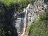 Salto de Sallent desde el Pla d´en Xurri