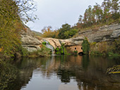 Molino de Brotons y salto de la Tosca en el valle de Marfà