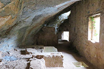 Interior del molino de Brotons.