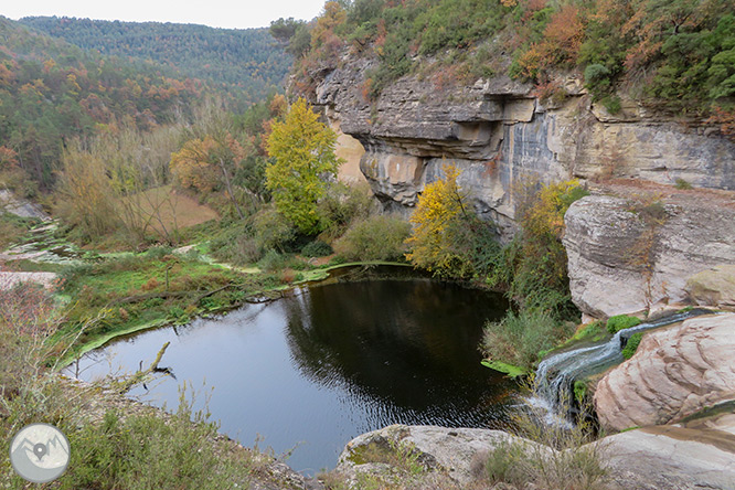 Molino de Brotons y salto de la Tosca en el valle de Marfà 1 