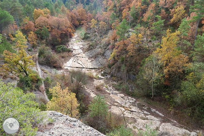 Molino de Brotons y salto de la Tosca en el valle de Marfà 1 