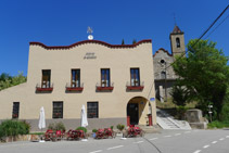 Hostal Sant Maurici de la Quar, punto de inicio de la ruta.