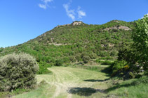 Vistas de Sant Isidre (NO) a nuestra izquierda.