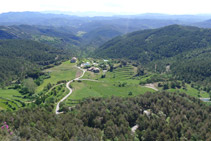 Pla de la Quar desde el santuario de la Quar.