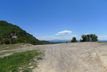 Collado que separa Sant Isidre y La Roca del Capellà.