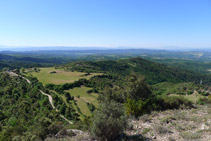 Vistas hacia el S desde el collado: Colltinyós.