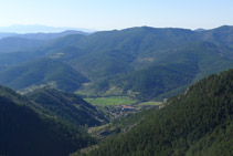 Vistas de Gombrèn y su valle.