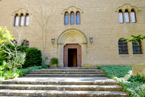 Entrada al monasterio benedictino.