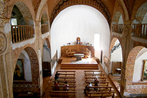 Interior de la iglesia.