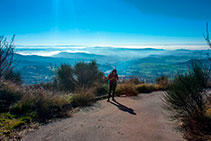 Calle Montseny, con vistas.