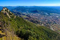 Vistas desde el "balcón de Cataluña".