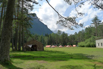 Zona de acampada.