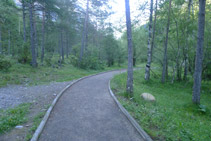 Primer tramo del sendero.