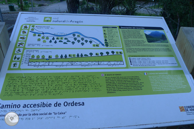 Sendero adaptado de la Pradera de Ordesa 1 