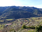 La sierra de Puig d´Estela en Vallfogona de Ripollès