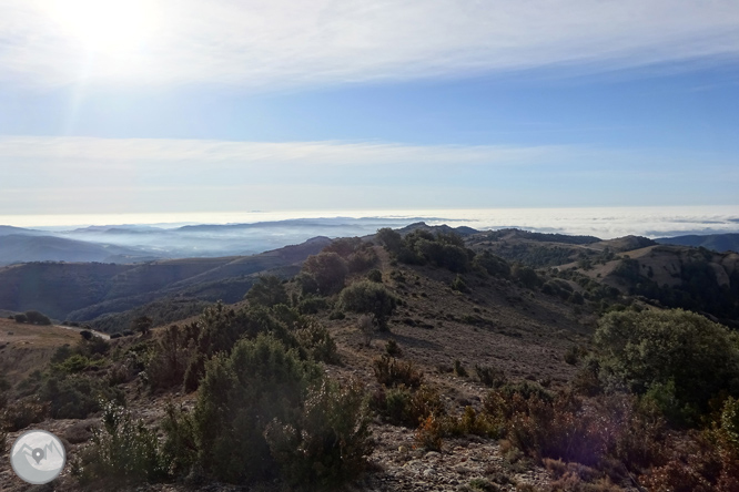 Serra Seca y el Pla de les Guàrdies desde Cambrils 1 