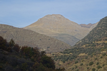El Montsent de Pallars en la cabecera del Valle de Àssua.