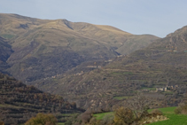 Vistas del Valle de Àssua desde el camino de Rialp a Surp.