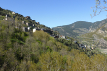 Vista de Aixirivall desde el camino de la Solana.