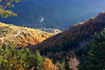 Vistas de Llagunes desde el pequeño prado.