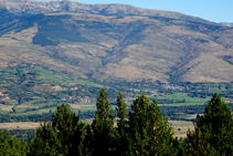 El valle de la Cerdaña desde el collado de Jovell.