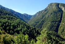 Valle del torrente de Fontllebrera.