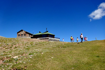 El refugio Niu de l´Àliga.