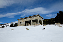 Refugio del Pradell, punto de inicio de la ruta.