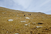 Últimas rampas antes de alcanzar el pico.