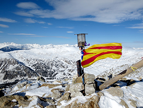 Tossa Plana de Lles (2.905m) desde el Pradell