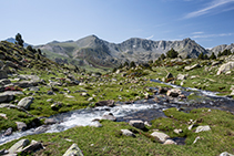 La cabecera del Valle del Madriu.