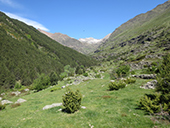 Valle de Riqüerna y camino de Rus desde Capdella