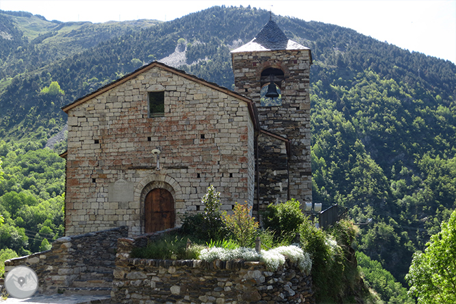 Valle de Riqüerna y camino de Rus desde Capdella 1 